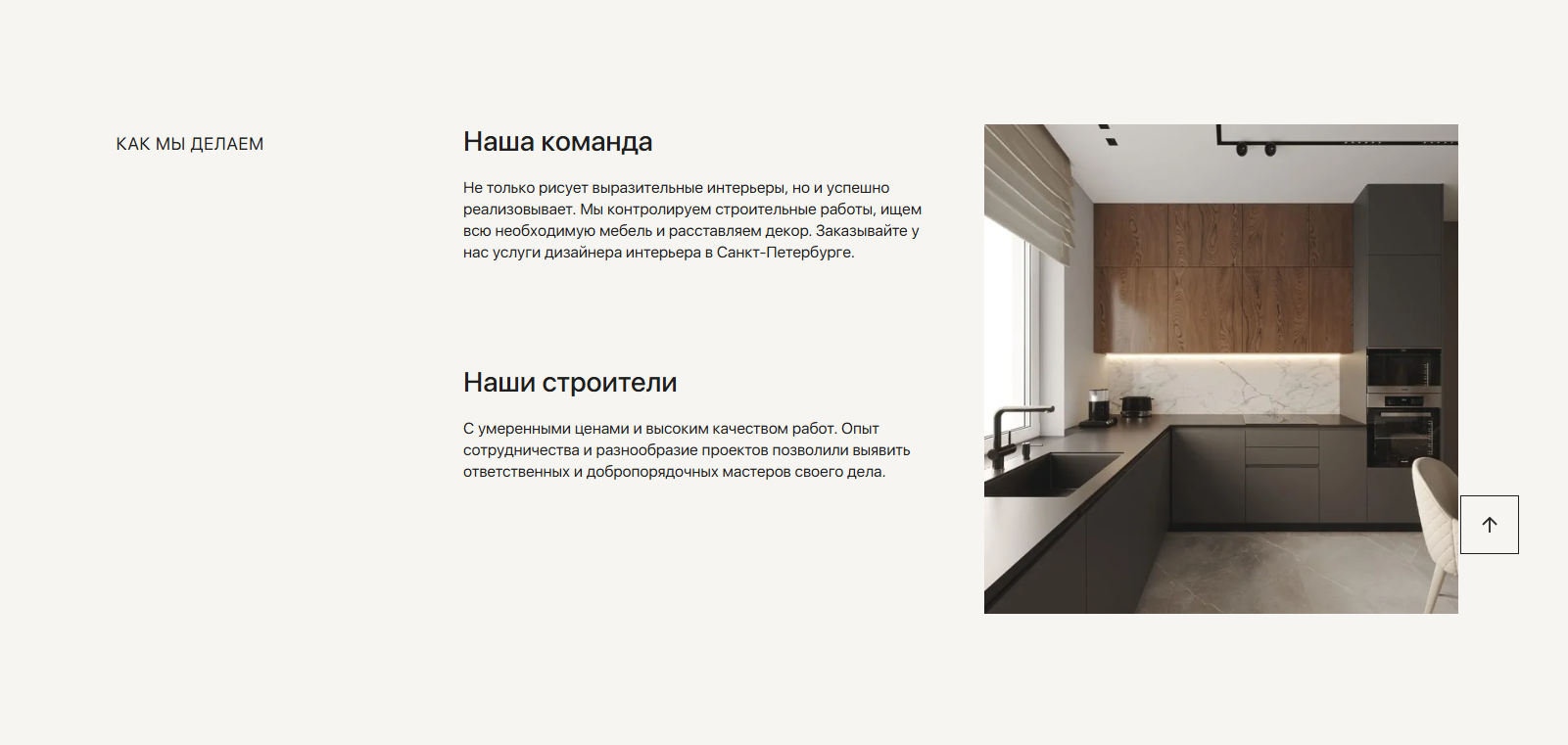наш разработанный сайт